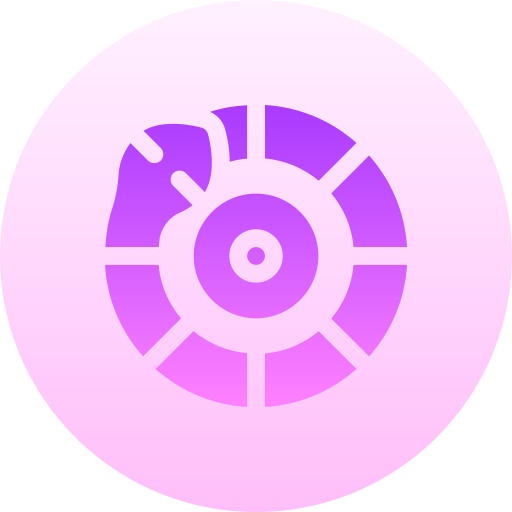 Уроборос Basic Gradient Circular иконка