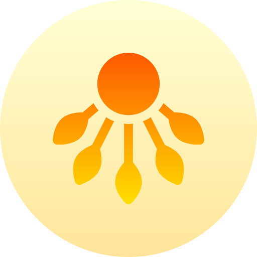 アテン Basic Gradient Circular icon