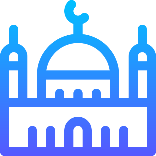 meczet Basic Gradient Lineal color ikona