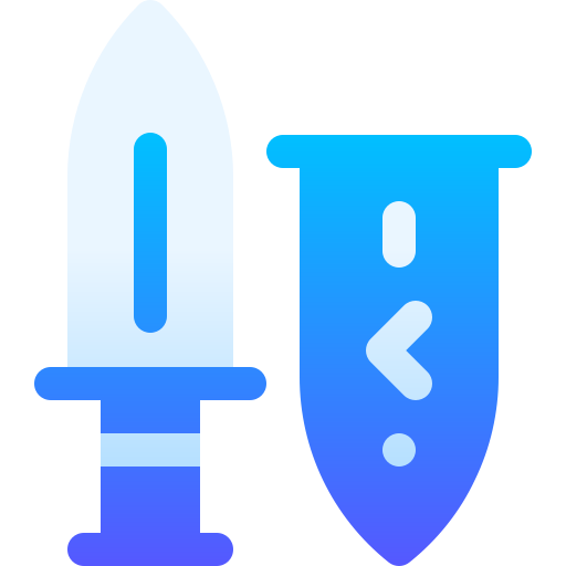 Dagger Basic Gradient Gradient icon