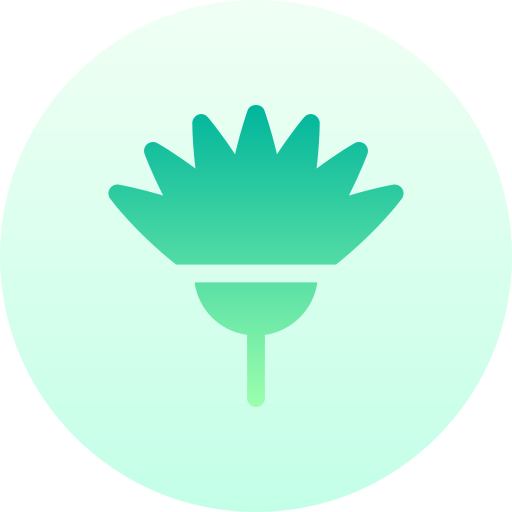 lotus blume Basic Gradient Circular icon