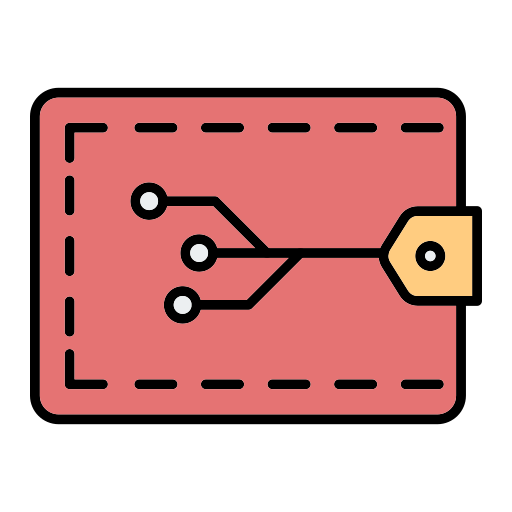 cyfrowy portfel Generic Outline Color ikona