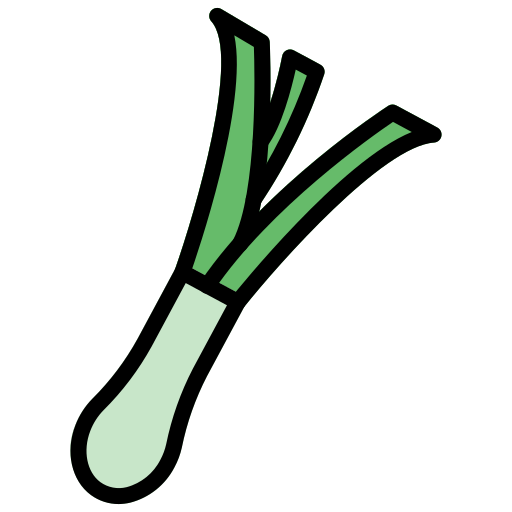 Green onion Generic Outline Color icon