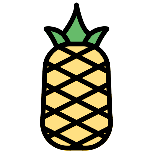 piña Generic Outline Color icono