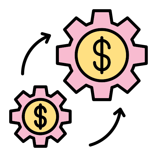 administración del dinero Generic Outline Color icono