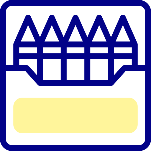 crayons Detailed Mixed Lineal color Icône