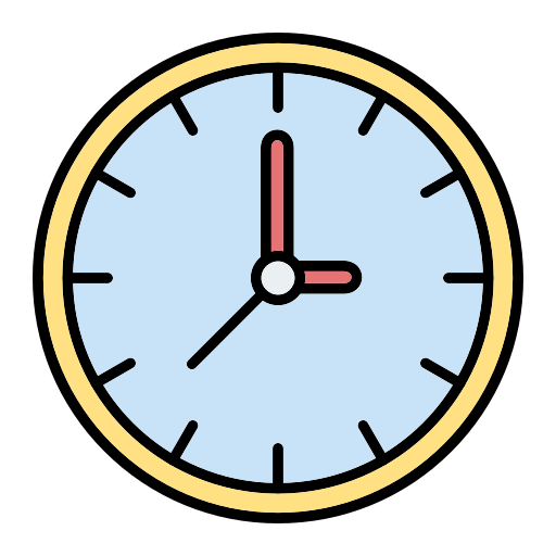 настенные часы Generic Outline Color иконка