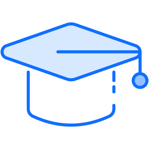 diploma uitreiking Generic Blue icoon