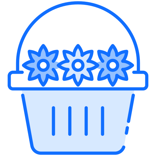 cesto di fiori Generic Blue icona