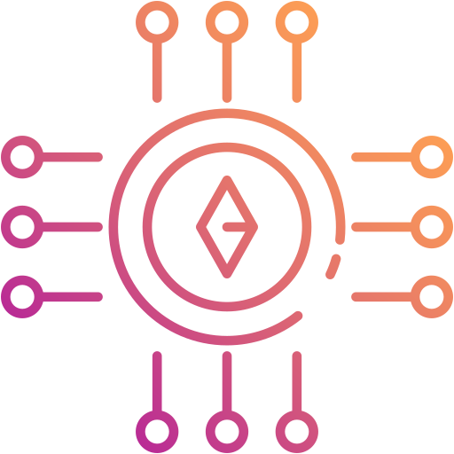 Digital currency Generic Gradient icon