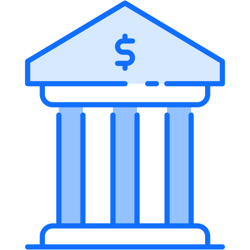 銀行業 Generic Blue icon