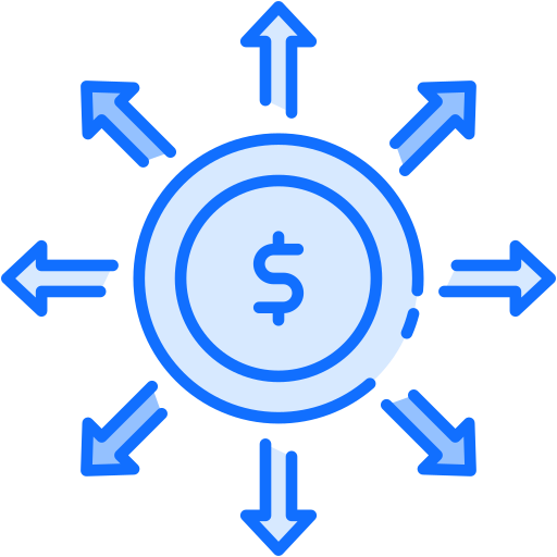 Monetarism Generic Blue icon
