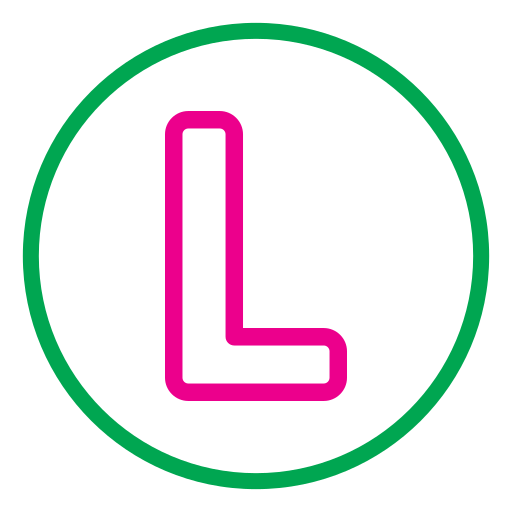 Letter l Generic Outline Color icon