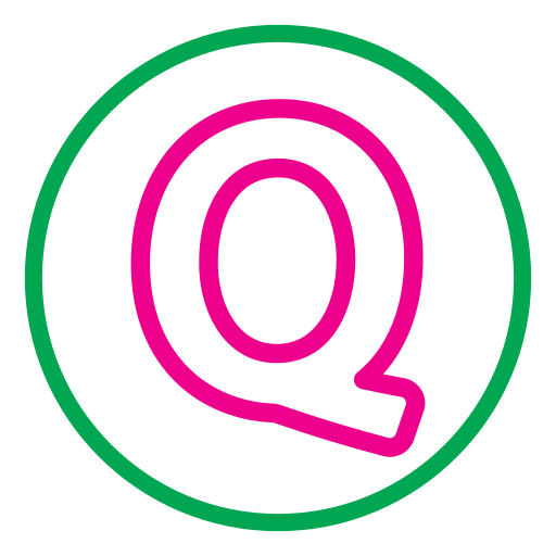 Letter q Generic Outline Color icon