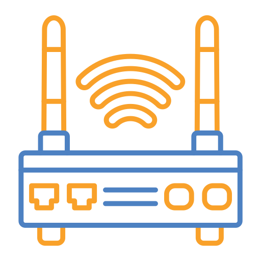 router wifi Generic Outline Color icona