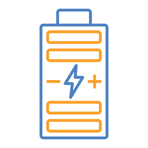 batteria Generic Outline Color icona