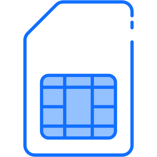 simkaart Generic Blue icoon