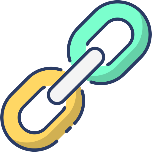 Link Generic Outline Color icon