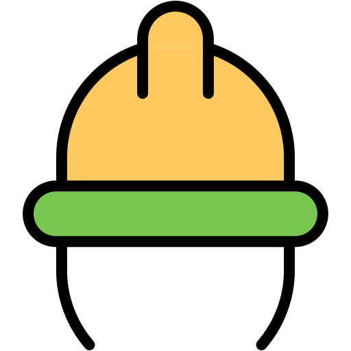 Helment Generic Outline Color icon
