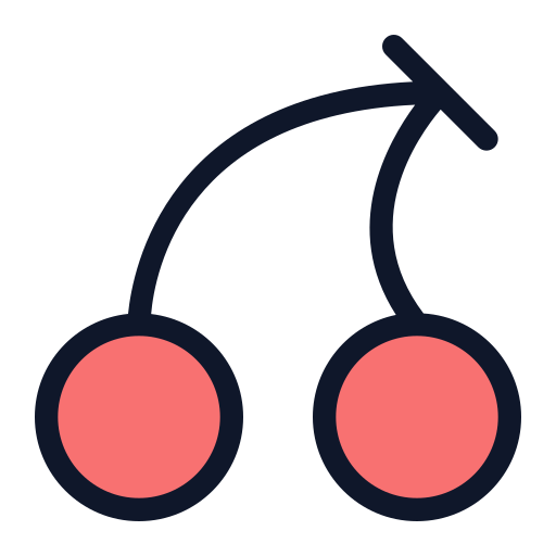 チェリー Generic Outline Color icon