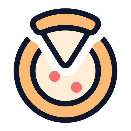 Pizza Generic Outline Color icon