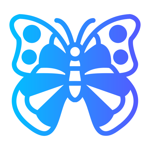 Бабочка Generic Flat Gradient иконка