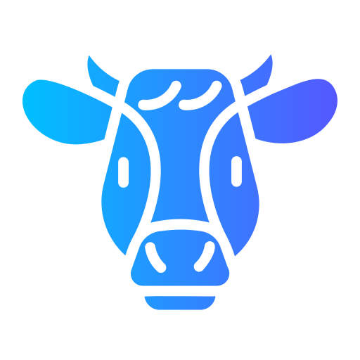 Корова Generic Flat Gradient иконка