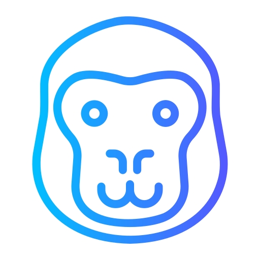 gorila Generic Gradient icono