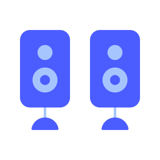 altavoz de graves Generic Blue icono