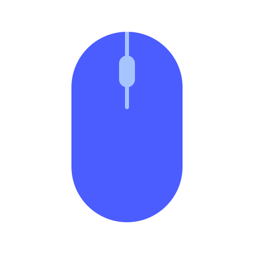 souris Generic Blue Icône
