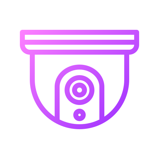 caméra de vidéosurveillance Generic Gradient Icône