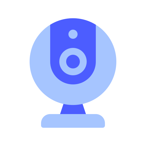 webcam Generic Blue Ícone