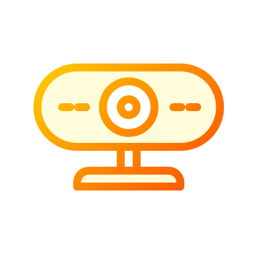webcam Generic Lineal Color Gradient icoon