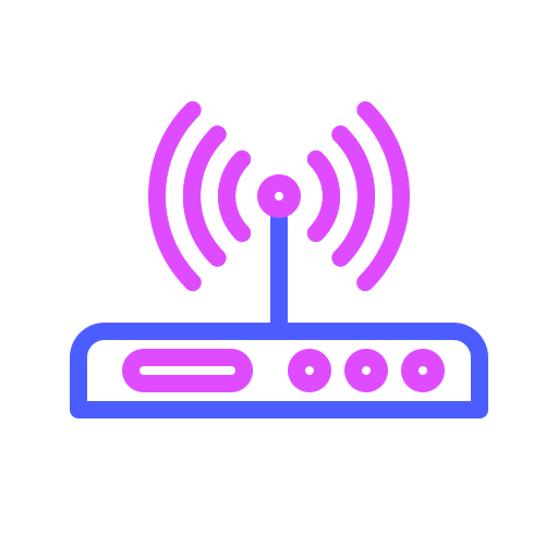 wlan router Generic Outline Color icon