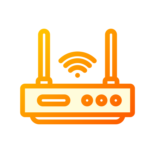 router de wifi Generic Lineal Color Gradient icono