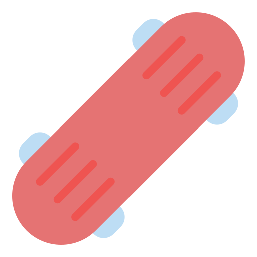Скейтборд Generic Flat иконка