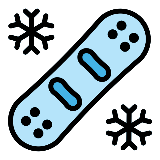 snowboard Generic Outline Color icon