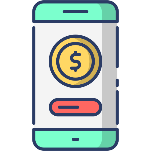 Mobile payment Generic Outline Color icon