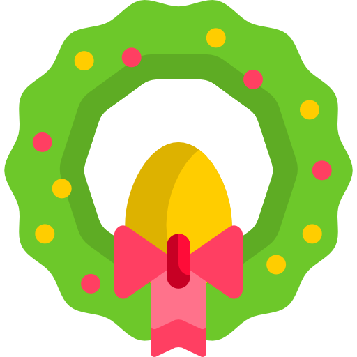 Wreath Special Flat icon