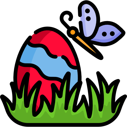 부활절 달걀 Special Lineal color icon