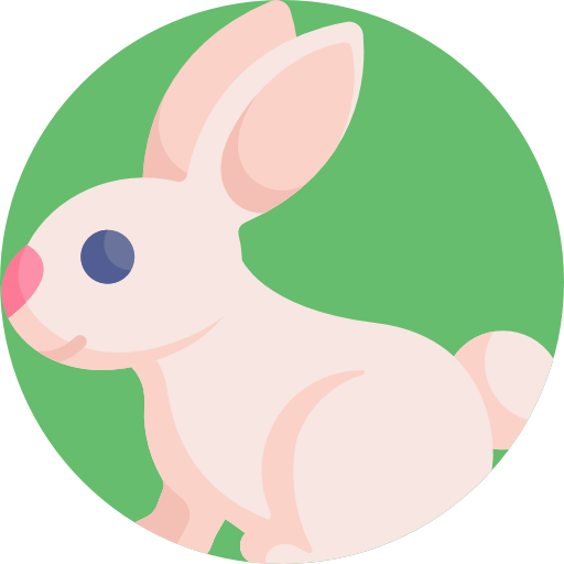 Easter bunny Detailed Flat Circular Flat icon