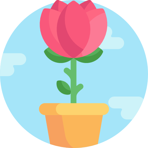 tulipán Detailed Flat Circular Flat icono