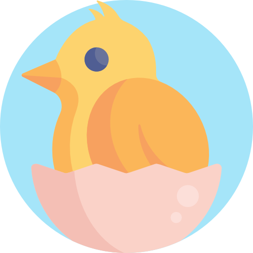 pollo Detailed Flat Circular Flat icono