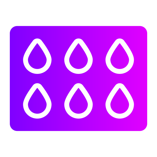 voorbeeld haarkleur Generic Flat Gradient icoon