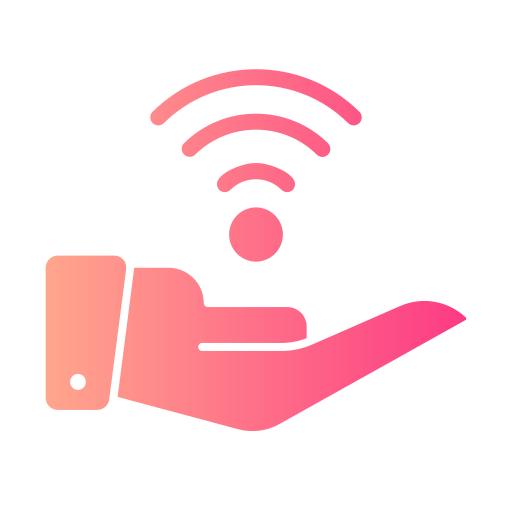 sygnał wi-fi Generic Flat Gradient ikona