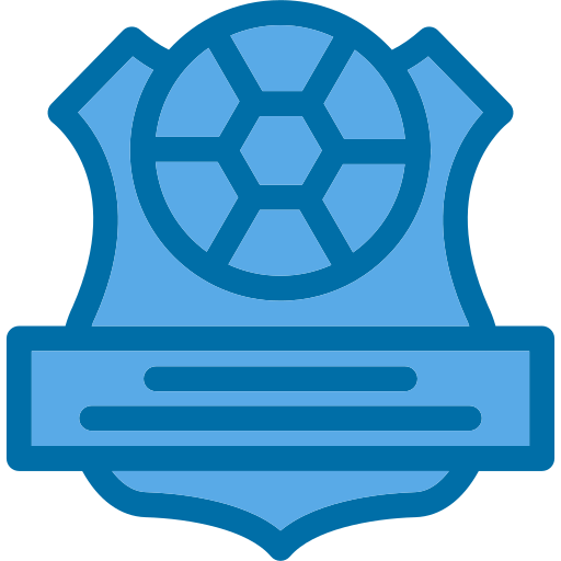 clube de futebol Generic Blue Ícone