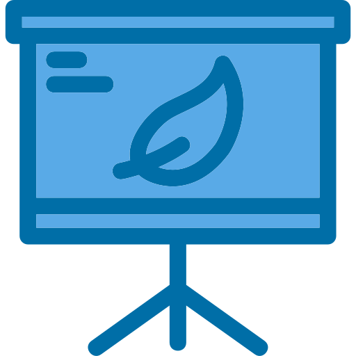 presentatie Generic Blue icoon