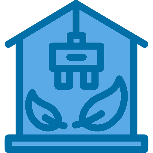 casa ecológica Generic Blue Ícone