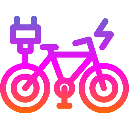 bicicletta elettrica Generic Gradient icona