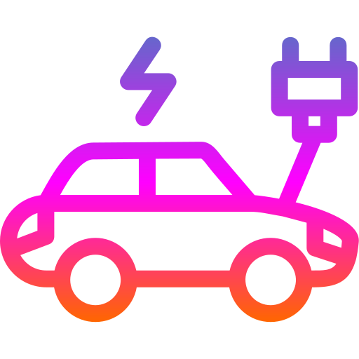 電気自動車 Generic Gradient icon